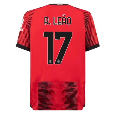 Dres AC Milan Rafael Leao #17 Domaci 2023-24 Kratak Rukav